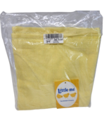 VINTAGE THE SCHWAB CO LITTLE ME BABY INFANT SECURITY BLANKET YELLOW W WH... - £52.24 GBP