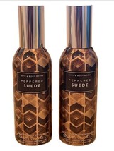 Bath &amp; Body Works Peppered Suede Concentrated Room Spray 1.5 oz Set of 2 Partial - $39.90