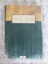 Nos Bardwil Hunter Green Home Trends 100% Polyester Tablecloth - 60&quot; X 84&quot; Oval - £9.64 GBP