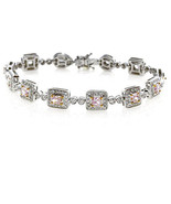 ARGYLE Pink Diamonds - Bracelet 6.36ct Natural Fancy Pink 18K 21 Grams M... - £20,536.33 GBP