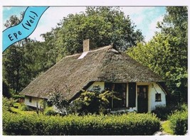 Holland Netherlands Postcard Epe Farmhouse Triangular Roof - £1.63 GBP