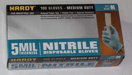 5MIL INDUSTRIAL NITRILE DISPOSABLE GLOVES - Powder-Free - 100 Count - ME... - £25.16 GBP