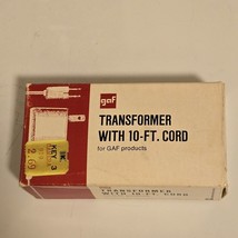 VINTAGE GAF VIEW-MASTER TRANSFORMER WITH 10-FT CORD Model B4-1038 - £14.20 GBP