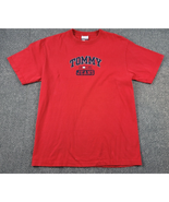 Tommy Hilfiger Jeans 1985 Mens Medium Shirt Faded Red Vintage 90s Casual... - $15.72