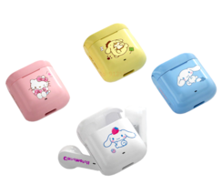 Wireless TWS Earbuds Hello Kitty Bluetooth Earphones Touch Control Mic Built In - £20.44 GBP