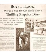 1930 Kodak Official Boy Scouts Of America Camera Advertisement Brownie HM2H - $545.74 MXN