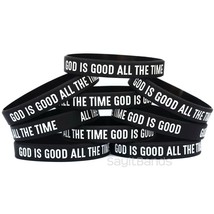 Ten (10) Of God Is Good All The Time Bracelets - All The Time God Is Good Bands - £10.94 GBP
