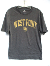 Fanatics West Point Academy Mens Size Small T-Shirt Gray with Gold Graphics - £11.91 GBP