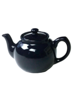 Cobalt Blue Vintage Small Ceramic Teapot With Lid - £29.88 GBP