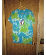 Buc-ees Lei’d Back T-Shirt Tie Dye Hawaiian Flamingo Surfer Men&#39;s Size L... - £13.20 GBP