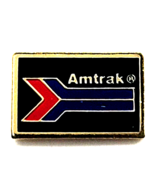 Vintage Amtrak Train Logo Pin Red Blue Pointless Arrow Railroad Transpor... - €12,86 EUR