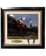 Mike Smith Signed Justify 16x20 Photo Framed Steiner COA Kentucky Derby ... - £402.26 GBP