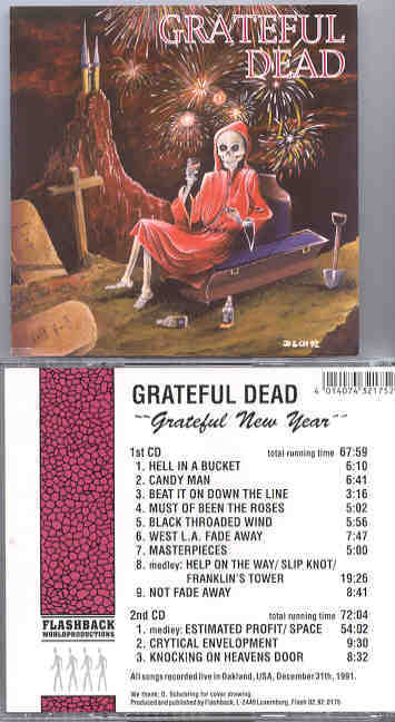 Grateful Dead - Grateful New Year ( 2 CD set ) ( Oakland . USA . Dec 31s... - $30.99