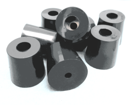 1 1/4” Tall x 1 1/4&quot; OD Rubber Bumper w Washer  Rubber Feet   Various Pack Sizes - £9.25 GBP+
