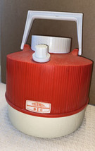 Vintage 1970S Thermos Red 1 Gallon Water Cooler Beverage Jug Twist Top Closure - £13.59 GBP