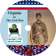 Virginia Civil War Books History &amp; Genealogy 42 Books on DVD - £5.40 GBP