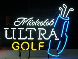 New Michelob Ultra Golf Bag Neon Light Sign 24&quot;x20&quot; - $249.99