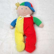 Eden Baby Boy Plush Terry Cloth Doll Soft Primary  Stuffed 10&quot; Hat Blonde - £39.48 GBP