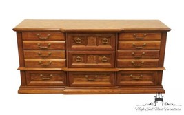 BASSETT FURNITURE Rustic Country French 64&quot; Triple Dresser 1089-237 - £957.01 GBP