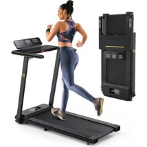 Portable Folding Treadmills For Home, Max 3.0 Hp Running Walking Treadmill With  - £576.13 GBP