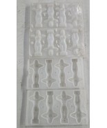 Pair (2) Vintage Naughty Pin-Up Girl 3D Molds Chocolate Candy Soap Craft - $18.81