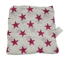 An item in the Baby category: Aden + Anais Swaddle Blanket Bamboo Viscose white Red Star Baby Receiving