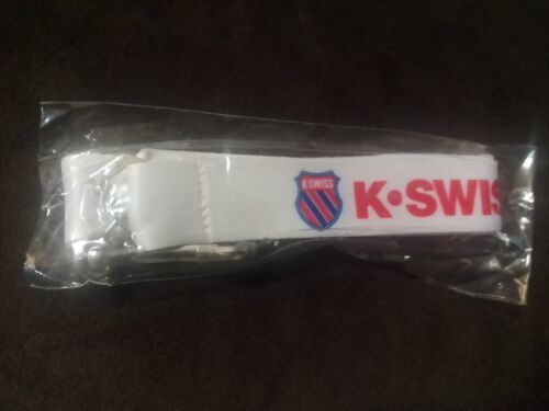 KSWISS Lanyard Detachable Keychain iPod Camera Strap Badge ID White/Red ... - $6.24