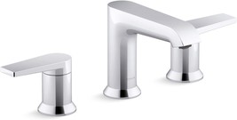 Bathroom Faucet In Polished Chrome, Model Number Kohler K-97093-4-Cp. - $260.98