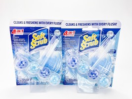 Soft Scrub 4 in 1 Sapphire Waters Automatic Toilet Cleaner 1.76oz Lot of 2 - $16.95