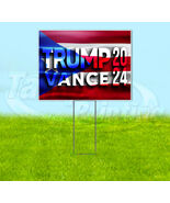 TRUMP VANCE 2024 Puerto Rico MAGA FJB 18x24 Yard Sign Snipe Election YS0... - $29.69+