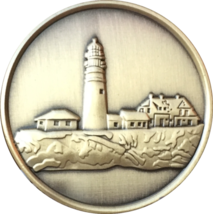 Bulk Roll of 25 Fog Light Prayer Lighthouse Antique Bronze Medallion AA ... - £35.96 GBP