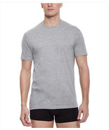 2(x)ist Men&#39;s Essential Crew Neck One Gray Tee 100% Cotton Size &quot;Small&quot; - $8.12 CAD