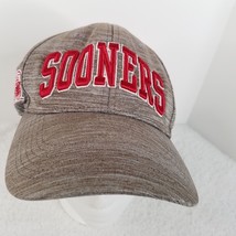 Oklahoma Sooners Hat Strapback Cap OU Wagon Heathered Brown Embroidered - £11.81 GBP