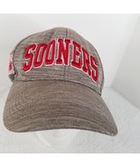 Oklahoma Sooners Hat Strapback Cap OU Wagon Heathered Brown Embroidered - £11.66 GBP