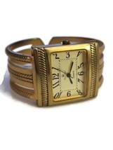 Premier Designs Women&#39;s Gold Tone Quartz Bracelet Watch Needs Repair - £24.65 GBP