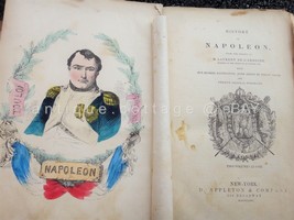 1853 Antique History Of Napoleon L&#39;ardeche 500 Illus Some Handcolored Engravings - £178.01 GBP