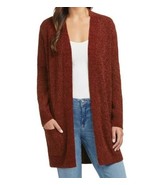 Matty M ~ EXTRA LARGE-XL ~ RUST COLOR ~ Rib Stitch ~ Chenille ~ Cardigan... - $56.13 CAD