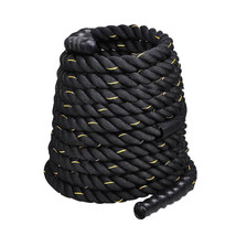 1.5&quot; 50Ft Poly Dacron Battle Rope Exercise Workout Strength Training Und... - $83.99