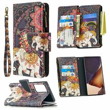for Samsung Galaxy S21 Ultra (Color: Flower Elephant) Durable Pattern Le... - $58.00