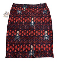 lularoe cassie red blue arrow pencil skirt Size 2XL - $24.74
