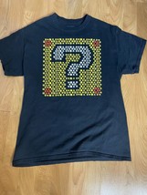 Super Mario Bros Question Icon Block Geeknet T-Shirt - Mens Medium - £7.86 GBP