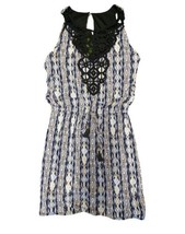White House Black Market Crochet Metallic Sleeveless Dress Women&#39;s Size XXS - £12.44 GBP