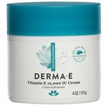 derma e Deep Moisturizing Formula, Vitamin E 12,000 IU Crme, 4 Ounce Jar(Pack... - £14.92 GBP