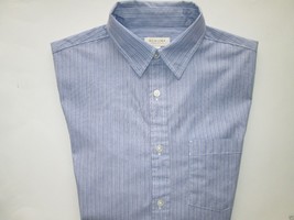 Sonoma Stripes 1 Pocket Style Woven Men’ Sport Shirt BLU WHT ST S (16|34... - $24.24
