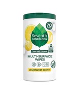 Seventh Generation Multi-Surface Cleaning Wipes, Lemon Zest Scent, Cuts ... - $293.98 MXN