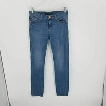 Rock &amp; Republic Womens Slim Skinny Jeans Blue Pockets Mid Rise Stretch D... - £16.60 GBP