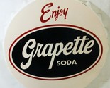 Vintage Grapette Bottle Cap Soda Advertising Wall Sign - $787.05