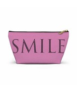 Accessory Purse w T-bottom &quot;Smile&quot; in Pink - $18.80+