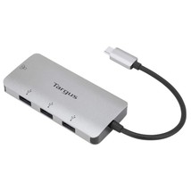 Targus USB-C Ethernet Adapter with 3X USB-A Ports, Gray (ACA959USZ) - £46.96 GBP