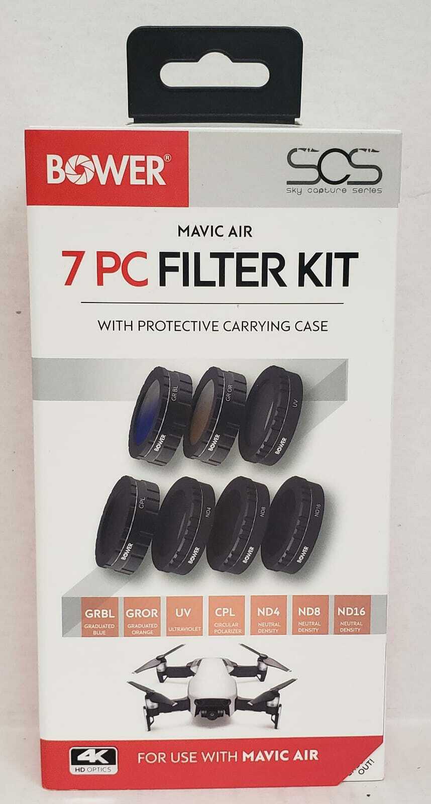 Bower - Sky Capture Series - MAVIC AIR - 7pc Filter Kit - $38.69